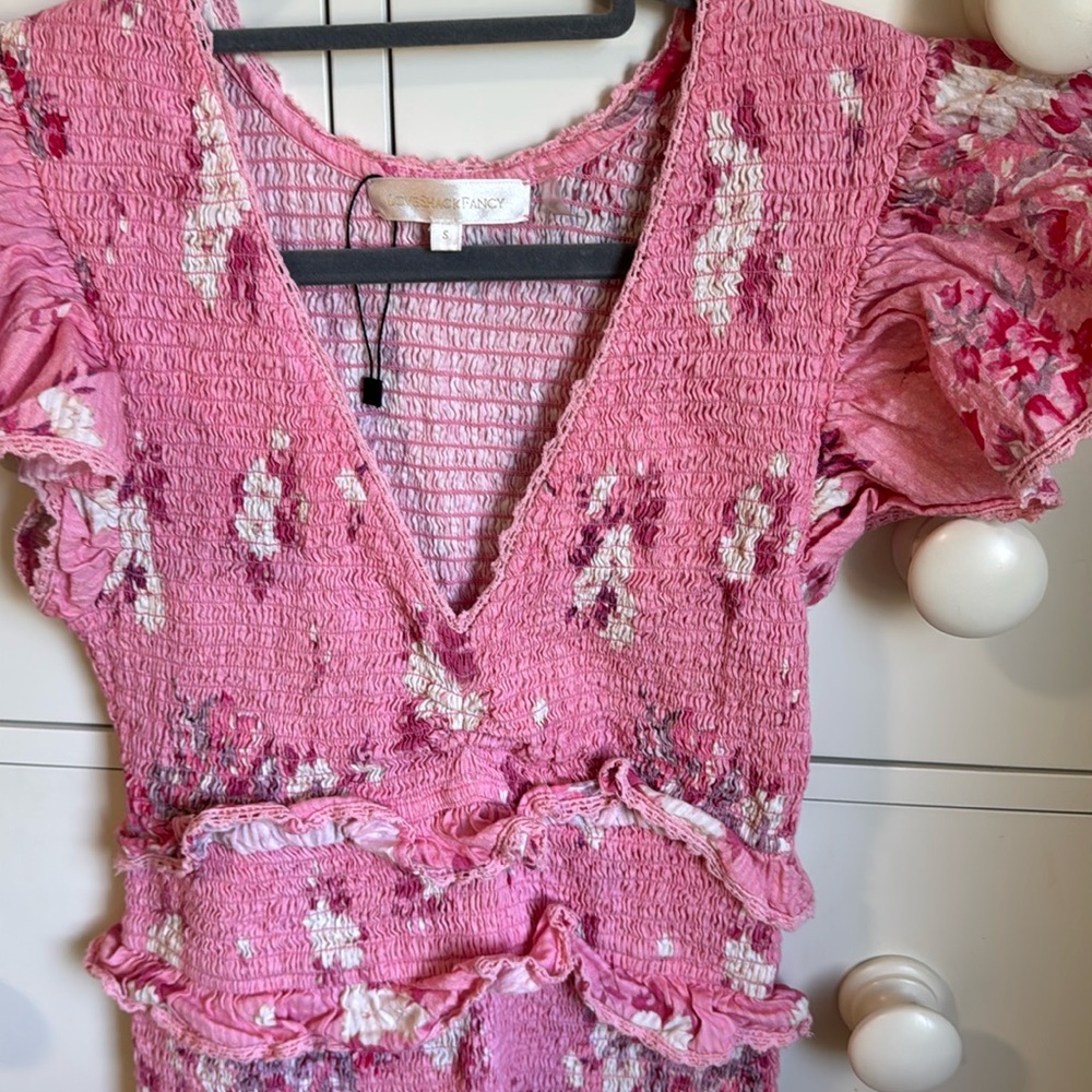 Loveshackfancy - Sonora Dress in Raspberry - Picture 5 of 16